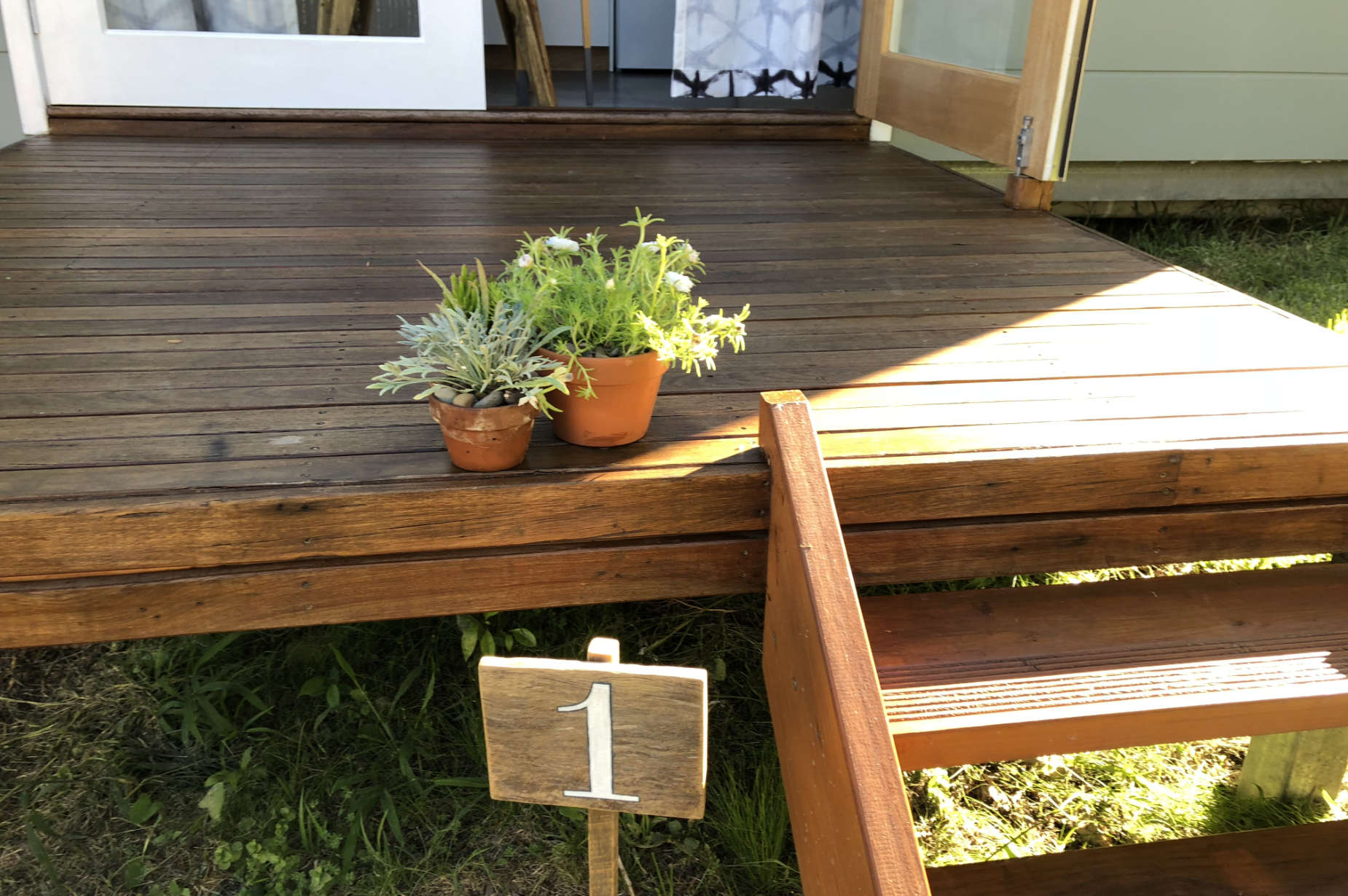 On the deck