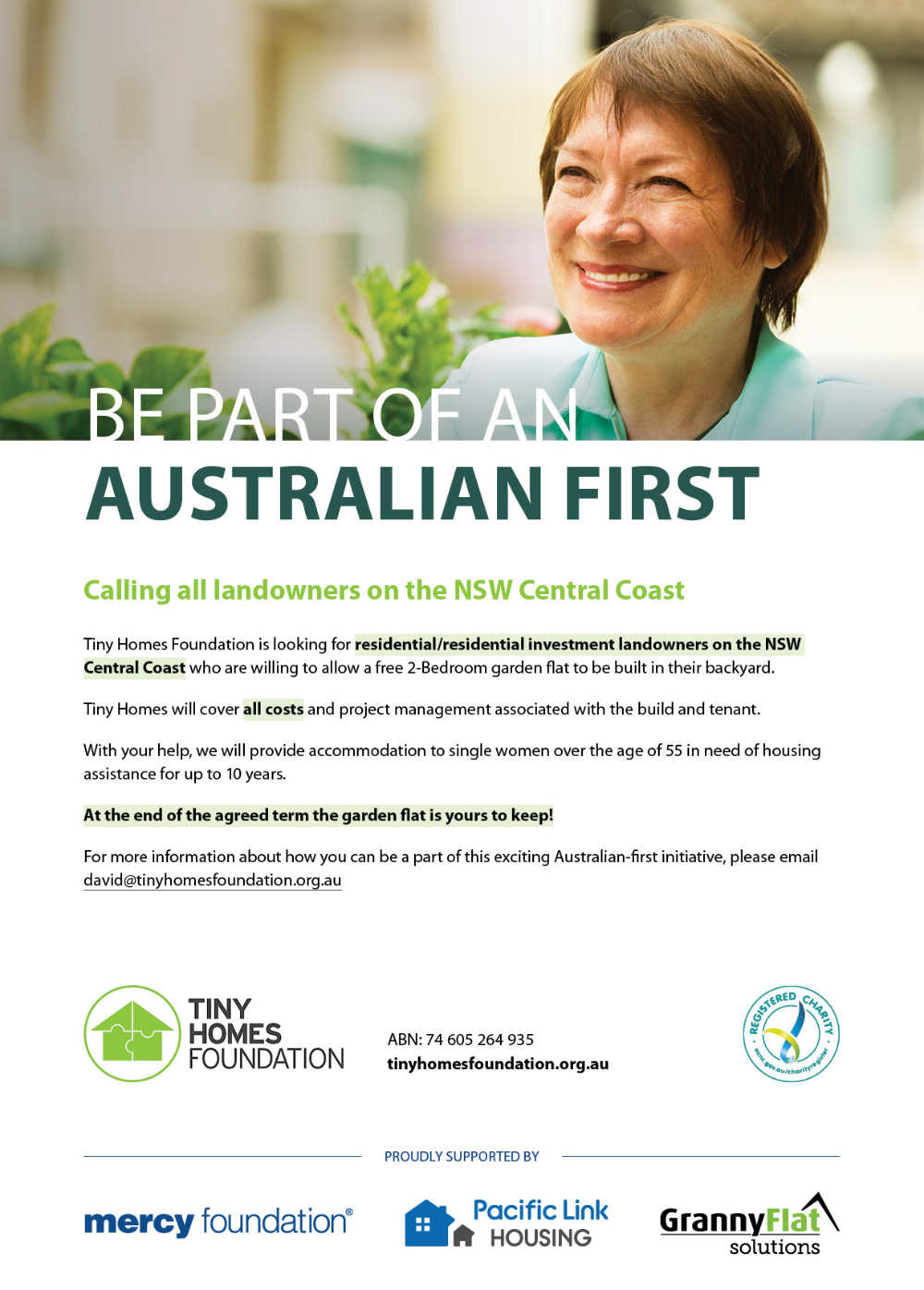 Be part of an Australian first